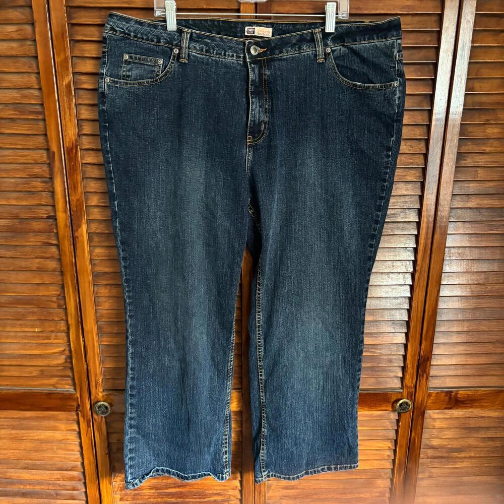 Faded Glory Women's Jeans - Stretch, BootCut High-Rise - Plus Size 24W (42W 28L)
